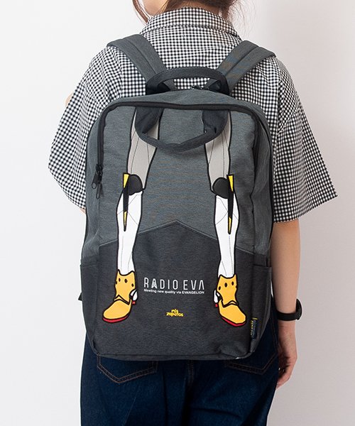 クーポン 新世紀エヴァンゲリオンコラボ Mis Zapatos Radio Eva バイカラーバックパック デバイス レディース Device Magaseek