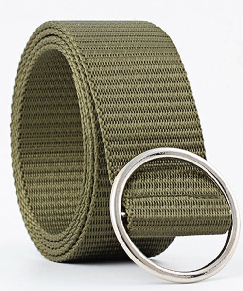 ベルト レディース おしゃれ ベルト ナイロン バックル ベルト リング