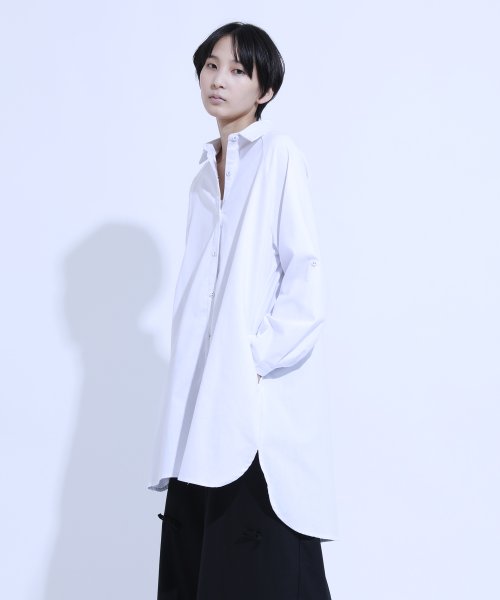 セール Bigシルエットロング丈ワイシャツ Aimoha アイモハ Aimoha Magaseek