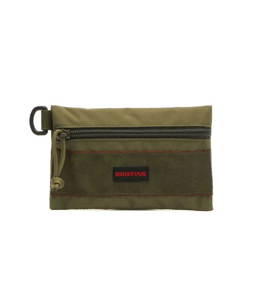 BRIEFING(ブリーフィング)/【日本正規品】ブリーフィング ポーチ BRIEFING FLAT POUCH S MW フラットポーチ MODULE WARE BRM181607/オリーブ