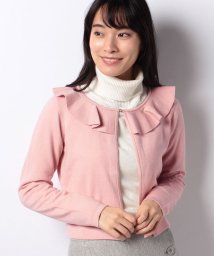 MISS J(ミス　ジェイ)/ウール フリルボレロ/ピンク