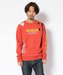 AVIREX(AVIREX)/SH X－15 クルーネック スウェット/ X－15 CREW NECK SWEAT/RED