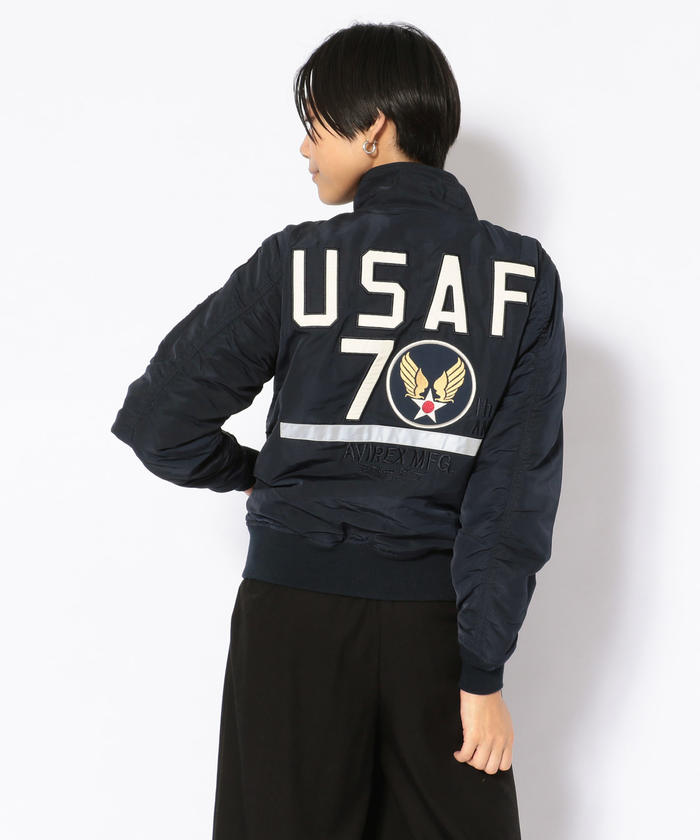 SH U.S.A.F. 70th ANNIVERSARY TYPE MA－1 JACKET/ アメリカ空軍70周年記念 タイプ MA－1/Womens