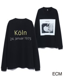 ADAM ET ROPE'(アダム　エ　ロペ)/〈KEITH JARRETT〉LONG SLEEVE PHOTO T－shirt/ブラック系（02）