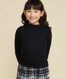 a.v.v(KID'S)(アー・ヴェ・ヴェキッズ)/[100－130]プチハイネックカットソー[WEB限定サイズ]/ブラック