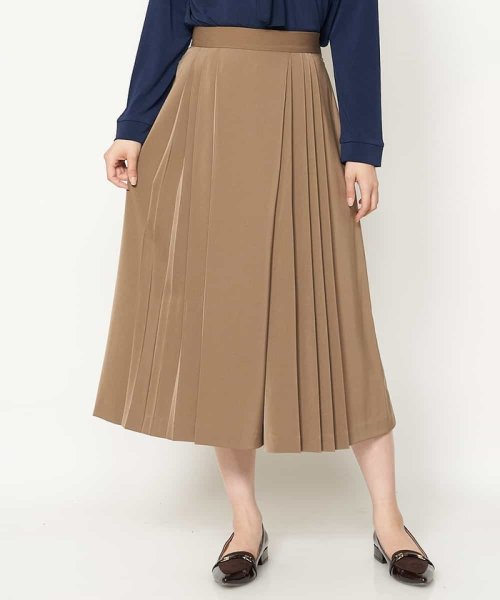 セール アシメフロントプリーツスカーチョ オフオン Ofuon Magaseek