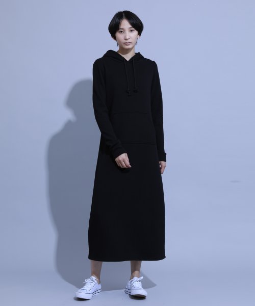 裏起毛マキシ丈ロングパーカーワンピース Aimoha アイモハ Aimoha Magaseek