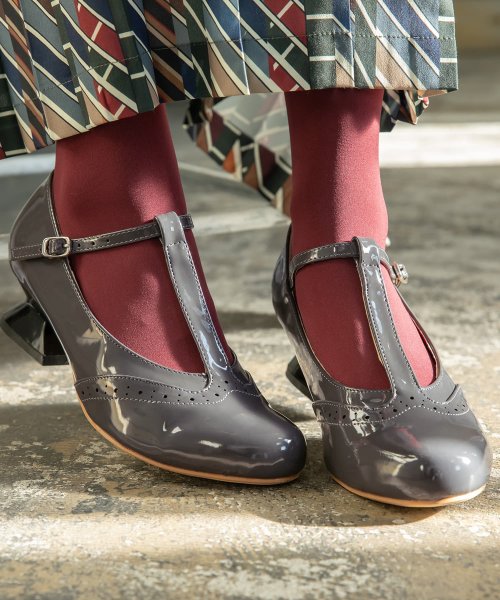 Tストラップパンプス オシャレウォーカー Osharewalker Magaseek