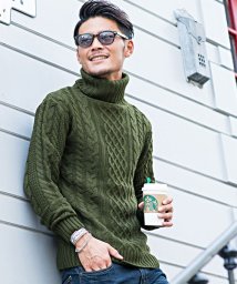 ニット セーター グリーン カーキ 緑色 のメンズファッション通販 Magaseek