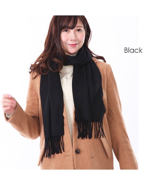 カシミア マフラー ウール マフラー 180cmx30cm カシミア混 ストール