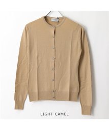 JOHN SMEDLEY(ジョンスメドレー)/PANSY SHORT パンジー SLIMFIT メリノウール クルーネック カーディガン ニット カラー7色 レディース/LIGHT-CAMEL