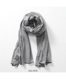 JOHN SMEDLEY(ジョンスメドレー)/WINGS ウィングス UNISEX WIDE SHAWL メリノウール マフラー ストール ショール ニット 無地 カラー10色/SILVER