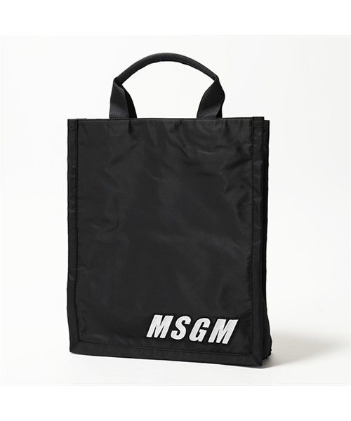 MSGM(MSGM)/2642 MDZ235 ナイロン トートバッグ ショッピングバッグ クラッチ 99 メンズ/ブラック