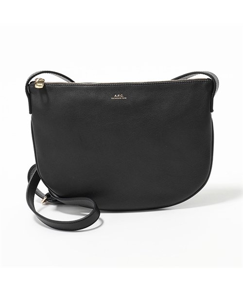 A.P.C.(アーペーセー)/PXBKQ F61322 sac maelys レザー ショルダーバッグ NOIR/ブラック レディース/NOIR