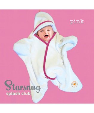 Tuppence & Crumble/Tuppence & Crumble タッペンスアンドクランブル 星型アフガン スターラップ スプラッシュクラブ Starsnug 0－4M ピンク/502677983