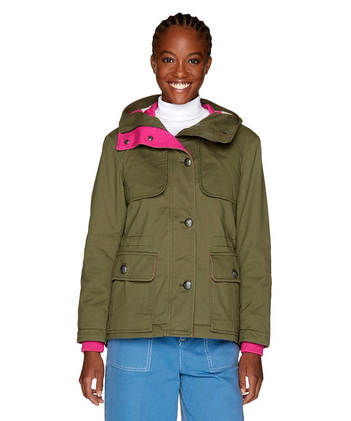 セール 配色ブランドロゴモッズコート ベネトン レディース Benetton Women Magaseek