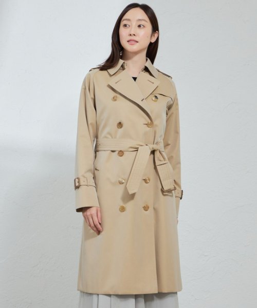 SANYO COAT(サンヨーコート)/★★＜100年コート＞クラシックダブルトレンチコート(三陽格子)/ベージュ