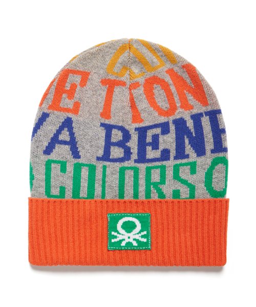 BENETTON (mens)(ベネトン（メンズ）)/ドローイングニットキャップ・ニット帽JCC/オレンジ