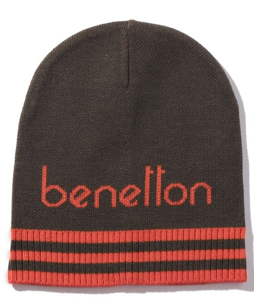 BENETTON (mens)(ベネトン（メンズ）)/ロゴ配色キャップ・帽子/ブラウン