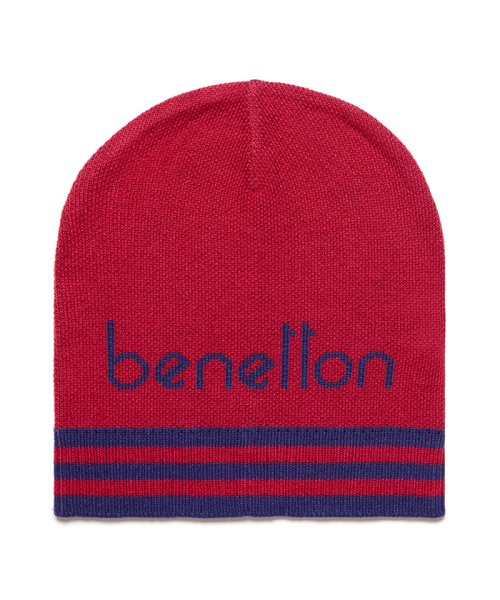 BENETTON (mens)(ベネトン（メンズ）)/ロゴ配色キャップ・帽子/レッド