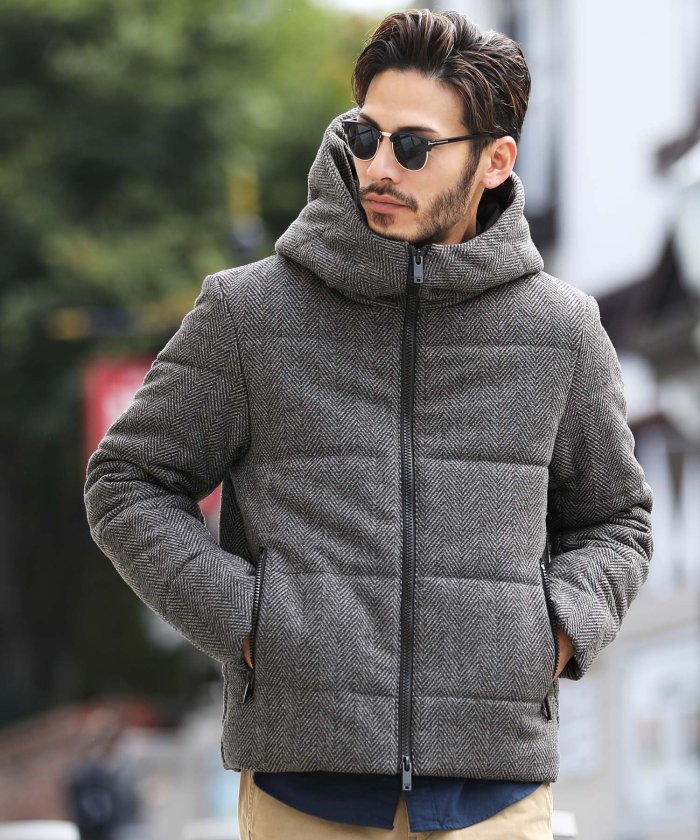 セール メルトン中綿ジャケット 中綿 ブルゾン ジャケット メンズ 中綿ジャケット ジギーズショップ Jiggys Shop Magaseek