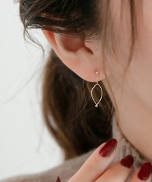 Phoebe/【K10】マーキスダイヤモンドピアス/502647299