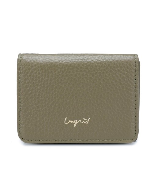 UNGRID bag(アングリッド　バッグ)/牛革三つ折りミニ財布/KHA