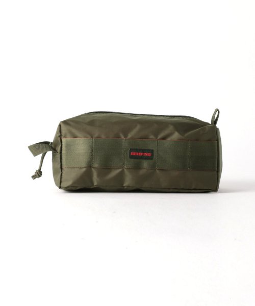 green label relaxing(グリーンレーベルリラクシング)/[ブリーフィング] ◇JY BRIEFING BOX POUCH M SL ボックスポーチ/OLIVE