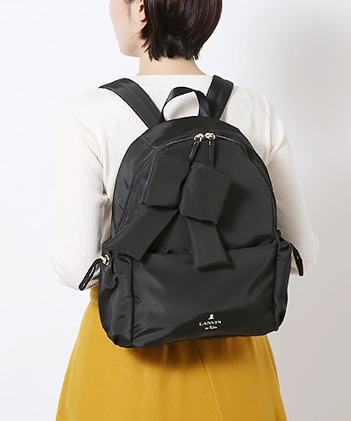 ニナ 大リボン付きリュックサック ランバンオンブルー バッグ Lanvin En Bleu Bag Magaseek