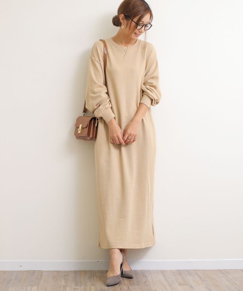 セール ミニ裏毛長袖スウェットワンピース アンドミー And Me Magaseek