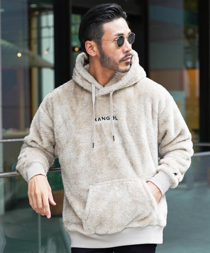 セール Kangol カンゴール ボアプルパーカー ボア パーカー メンズ プルパーカー パーカ プルオーバー ジギーズショップ Jiggys Shop Magaseek