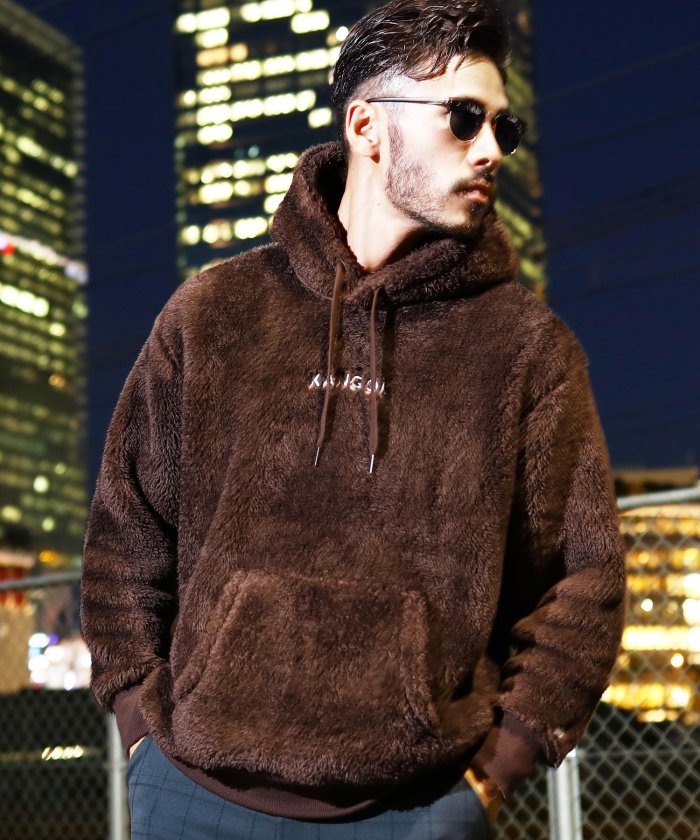 Kangol カンゴール ボアプルパーカー ボア パーカー メンズ プルパーカー パーカ プルオーバー ジギーズショップ Jiggys Shop Magaseek