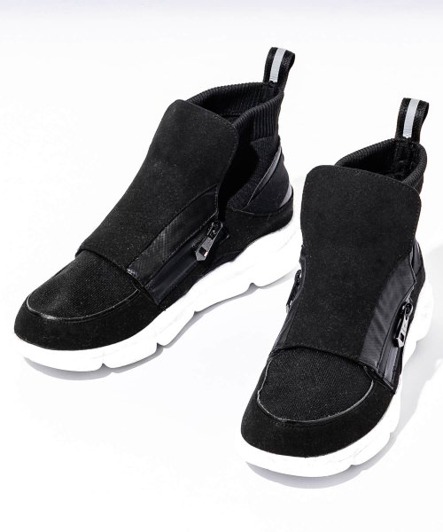 Vibramソール Wファスナースニーカー メンズファッション 阪急百貨店公式通販 阪急 Men S Online Store