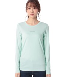 BENETTON (women)(ベネトン（レディース）)/ロゴクルーネック長袖Tシャツ・カットソー/ライトブルー