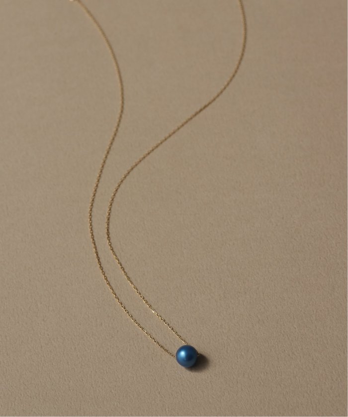 インディゴパール6mm1粒ネックレス K10