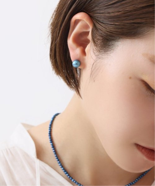 インディゴパール8mm1粒ピアスK10(両耳) インディゴパール8mm1粒ピアスK10(両耳) BCD1402172373 (10725円)