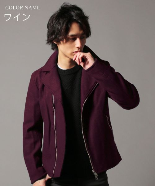 ジョニーウルフ DROP RACER メルトンライダースコート bobs