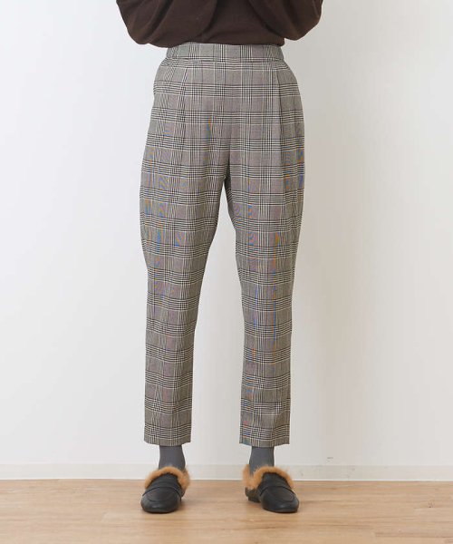 セール グレンチェックテーパードパンツ Collex Collex Magaseek セール グレンチェックテーパードパンツ Collex Collex Magaseek