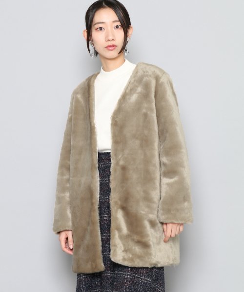 セール Senseofplace ノーカラーファーコート アーバンリサーチ アウトレット Urban Research Outlet Magaseek セール Senseofplace ノーカラーファーコート アーバンリサーチ アウトレット Urban Research Outlet Magaseek