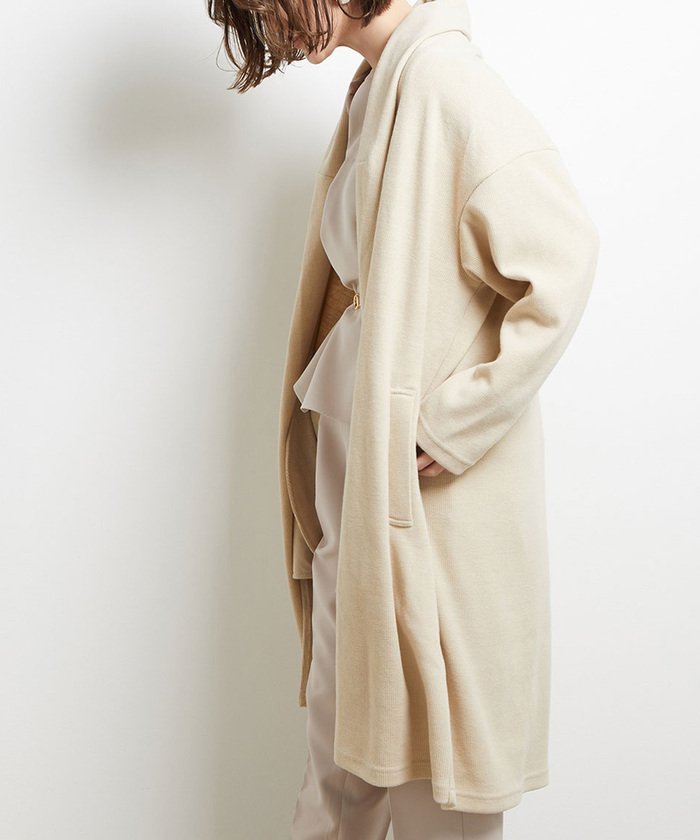 セール 起毛テレコボリューム衿コート ロペピクニック Rope Picnic Magaseek