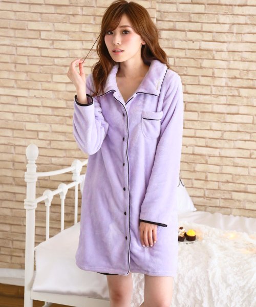 フリース ワンピース パジャマ 上下セット Aimerfeel エメフィール Aimerfeel Magaseek