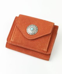 ALTROSE(アルトローズ)/新色発売！コンチョ付き折りたたみミニ財布 [デイ]/オレンジ
