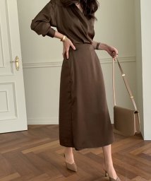 ワンピース ドレス ブラウン キャメル 茶色 のファッション通販 Magaseek