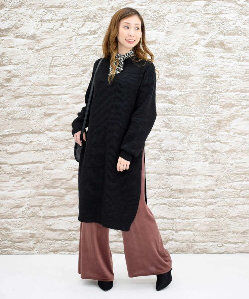 セール サイドスリットロングワンピース エイミーパール バイ パウダーシュガー Eimy Peal By Powder Sugar Magaseek