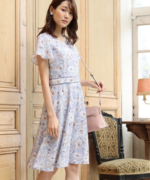 セール ニュアンスフラワープリントop レッセ パッセ Laisse Passe Magaseek