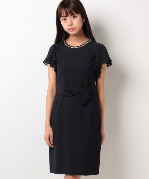 セール ウエストリボンタイトドレス レッセ パッセ Laisse Passe Magaseek