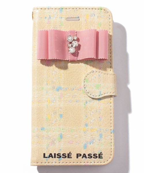 LAISSE PASSE(レッセ・パッセ)/Roomチェックiphone6ケース/アイボリー