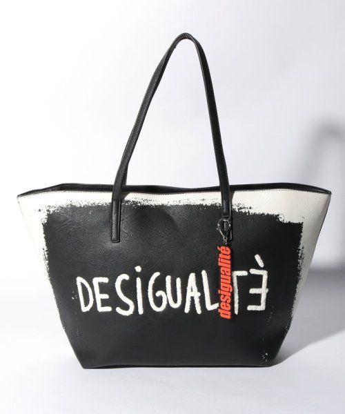 Desigual(デシグアル)/ARTY NEBULA SICILIA SHOPPING BAG/ブラック系