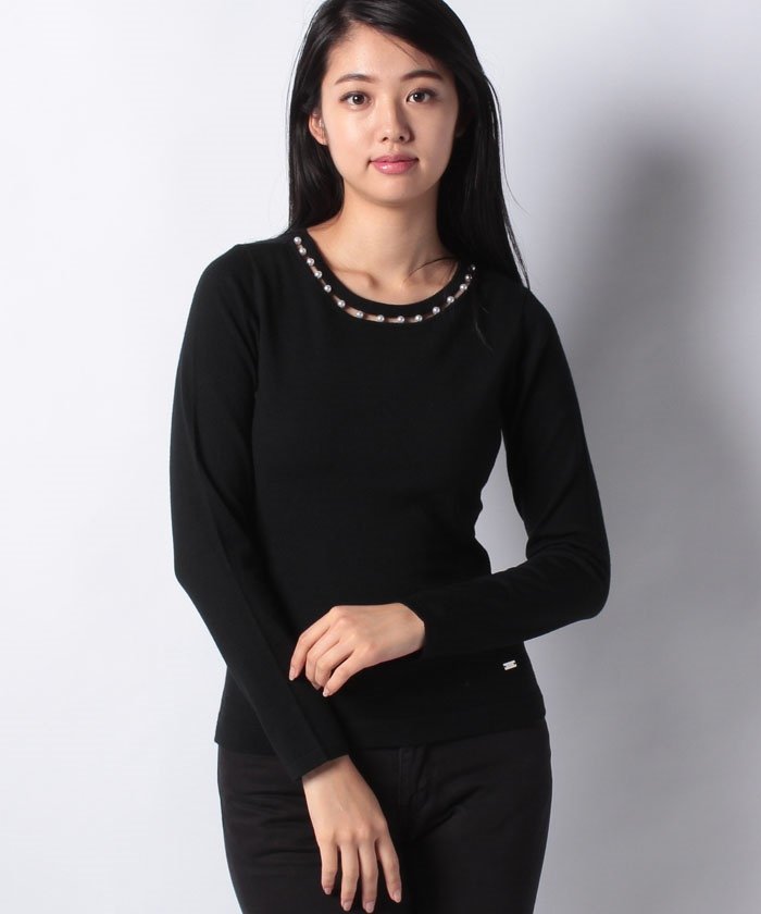 セール パール付き ニットプルオーバー ミス ジェイ Miss J Magaseek