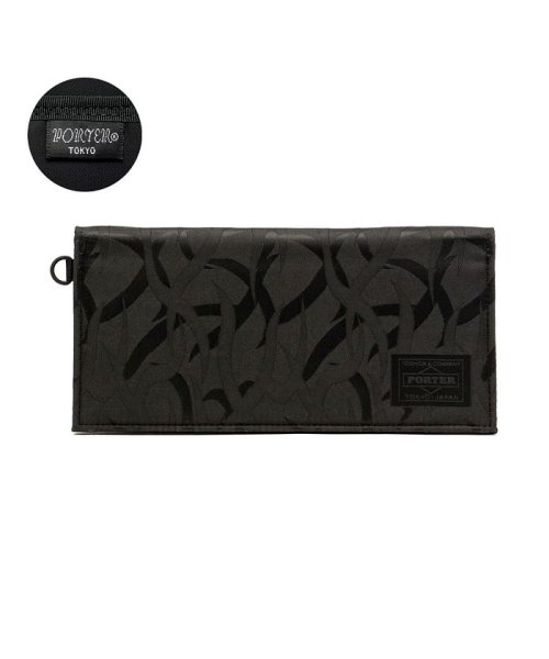 PORTER(ポーター)/ポーター ギリー ロングウォレット 886－16142 長財布 吉田カバン PORTER GHILLIE WALLET/ブラック系3